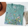 thumbnail image 3 of Vintage Pressed Flowers Shirt Comfort Colors®, Boho Cottagecore Tshirt Botanical Floral Tee Wildflowers Shirt, Gift For Gardener, 3 of 9