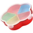 thumbnail image 1 of Plateau de Service pour Collations 5 Compartiments Plateau d'Apéritif Scellé Plats de Service Alimentaire avec Couvercle Style1 Compartiment Plateau d'Apéritif (1 Pcs, Couleur), 1 of 5