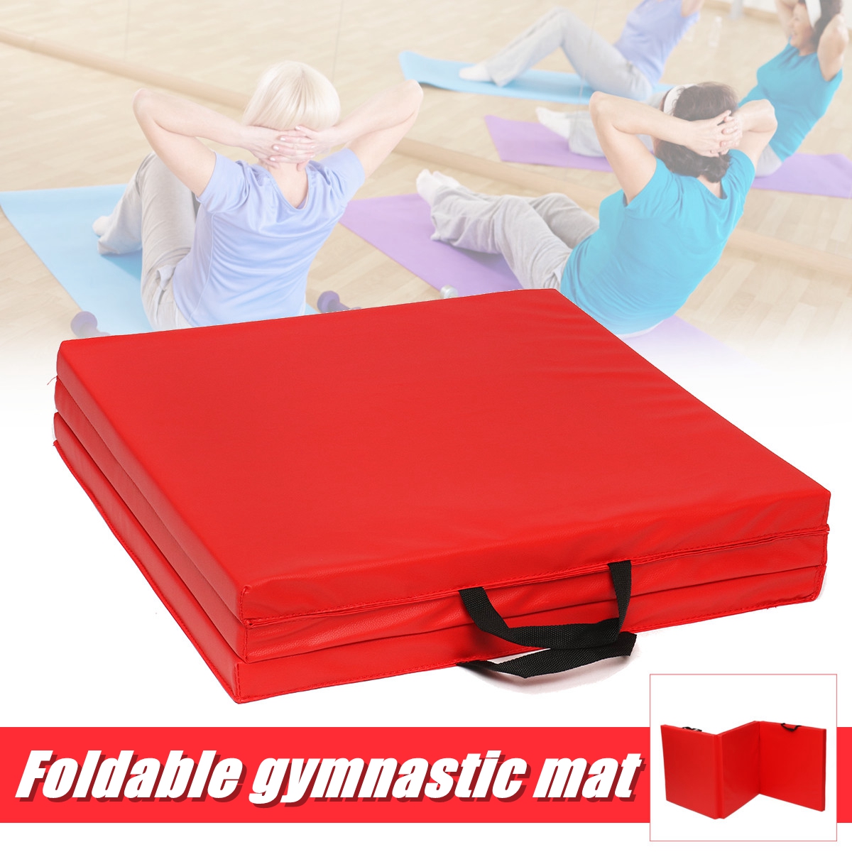 Gymnastics Mat Exercise Folding Panel Gymnastics Mat Gym Fitness