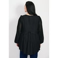 thumbnail image 2 of Avenue Women's Plus Size Haven Lace Yoke Top, 2 of 2