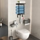 thumbnail image 3 of Estante De Almacenamiento Para Ducha, Diseño De 3 Ganchos De Hierro Que Ahorra Espacio, Toallero De Baño, Rodamiento De Gran Capacidad, Fácil Instalación Para Inodoro, 3 of 8