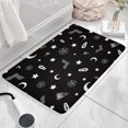 thumbnail image 3 of Occult Halloween Pattern Flannel Non Slip Door Rugs,Washable Door Mats Indoor,Decorative Door Mats,Dirt-Resistant and Absorbent Doormat for Entrance,Bedroom,Kitchen,Bathroom,31.5x17in(80x43cm), 3 of 4