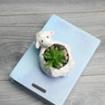 thumbnail image 4 of Creative Sheep Sentimental Planter Ceramic Container For Home Deck Inside Gardening Plant Container With Good Ventilation, 4 of 9