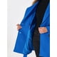 thumbnail image 5 of Abrigo de trench de longitud media con cinturón y doble botonadura para mujer Inspire Chic, talla M, color azul, 5 of 6
