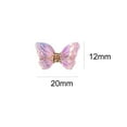 thumbnail image 5 of opvise 5Pcs / Bag Nail Sequin Shake Freely 3D Resin Butterfly Nail Glitter Sets for Nail, 5 of 8