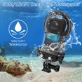 thumbnail image 2 of Waterproof Housing for Insta360 X3  50M/164FT Dive Case Underwater Shell with Bracket Mount Adapter Accessories, 2 of 6