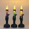 thumbnail image 5 of Floleo Halloween Lights Skull Decor Candle Light LED Lights Scary Halloween Decorations Indoor Outdoor Decorative Garden Lights Yard Decor Party Decorations Halloween Horror Decor Cool Stuff, 5 of 6