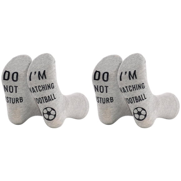 FhsagQ 2 Pack Mens Socks Crew Cut Socks for Mens Birthday Gifts for Him Fathers Gifts for Boys Boyfriend Husband Dad ( One Size)