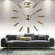 thumbnail image 2 of Etiqueta engomada del espejo del reloj de pared del número grande de DIY etiqueta de decoración de oficina en el hogar-marrón TIME Brown Zulema Reloj de pared 3D, 2 of 8