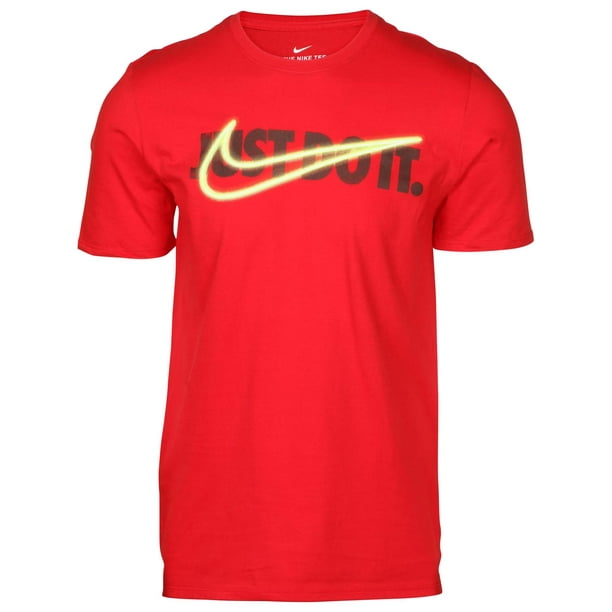 Nike - Nike Men's Swoosh Just Do It T-Shirt-University Red-Small ...