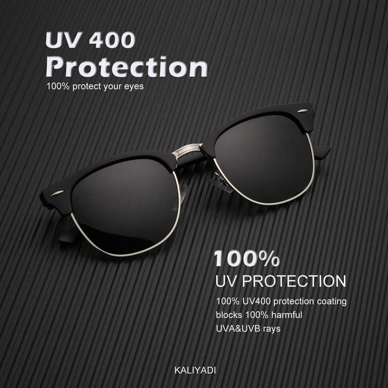 KALIYADI Polarized Sunglasses for Men and Women Semi-Rimless  display picture 2
