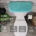 thumbnail image 3 of HOME WEAVERS Waterford Collection Cotton Toilet Tank Cover, 10" x 22", Turquoise, 3 of 9