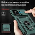 thumbnail image 3 of for iPhone 11 Pro Case with Camera Lens Cover HD Screen Protector, 10 FT Military Grade Drop Protection, Magnetic Ring Holder Kickstand Protective Phone Case for iPhone 11 Pro 5.8 inch, Pine Green, 3 of 12