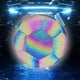 thumbnail image 4 of Balón de fútbol holográfico reflectante y brillante - Regalos de balones de fútbol holográficos con flash color 4 tamaño, 4 of 8