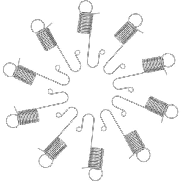 OULII 10Ud Muelles Extendidos Con Doble Gancho Para Construcción Y Maquinaria Industrial