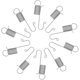 thumbnail image 1 of OULII 10Ud Muelles Extendidos Con Doble Gancho Para Construcción Y Maquinaria Industrial, 1 of 7