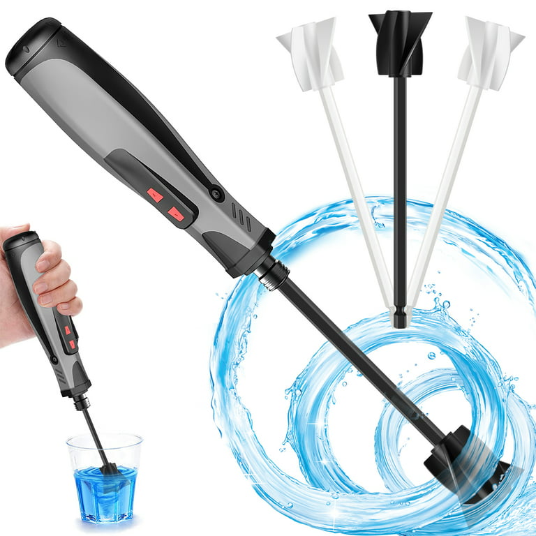 Electric Epoxy Resin Mixer Handheld Resin Stirrer with 4 Reusable Stirring  Paddles for 1/4in Drills Minimizing Bubbles Portable Epoxy Mixer for Resin