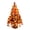 Orange, variant on DIY Beaded Christmas Tree Making Kit, Sparkling Colorful Tabletop Decor Mini Christmas Tree Craft Set