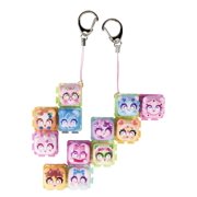 Clickeez Series 3 Clickable Collectibles Character Keyboard Keys Keychain, 12 Pack