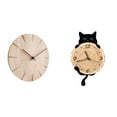 thumbnail image 1 of Reloj De Pared Creativo De Madera Maciza, Decorativo, Colgante, Silencioso, Ligero, Fácil De Leer, Adorno Para Oficina, Restaurante, Dormitorio, Hogar, Regalo, 1 of 8