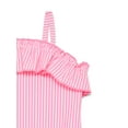 thumbnail image 2 of Wonder Nation Toddler Girl Seersucker Ruffle One- Piece Swimsuit, Sizes 12M-5T, 2 of 3