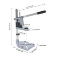 thumbnail image 2 of TFCFL Adjustable Hand Drill Press Bench Stand DIY Workbench Pillar Clamp Drilling Tool, 2 of 19
