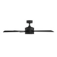 thumbnail image 5 of Wynd 52" Matte Black Integrated LED Smart Ceiling Fan with Remote Control, 5 of 11