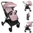 thumbnail image 1 of Carriola Para Bebé Reversible Plegable Tremiti Multiposiciones IBaby rosa, 1 of 10
