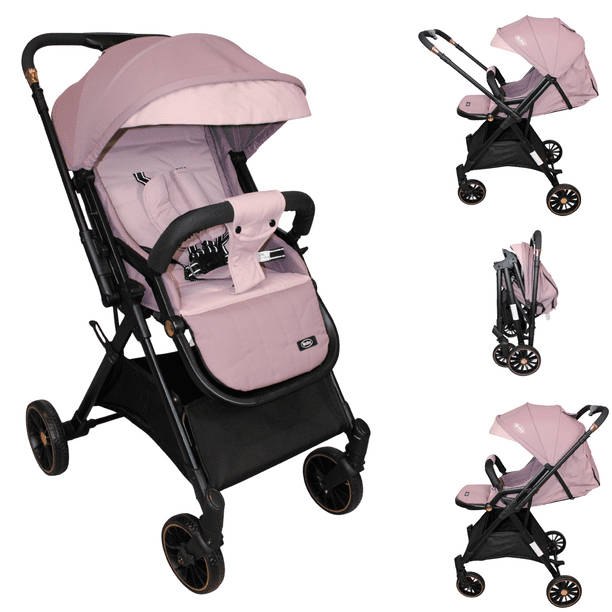 Carriola Para Bebé Reversible Plegable Tremiti Multiposiciones IBaby rosa