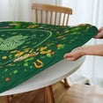 thumbnail image 3 of St. Patrick''s Day Round Tablecloth Elastic Fitted Edge Table Cover Washable for Kitchen Dining Picnic Party Fit Table 45-50, 3 of 4