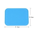 thumbnail image 3 of Yesbay Kitchen Silicone Sink Mat Dishes Cup Dry Pad Pot Holder Table Placemat Coasters,Coffee, 3 of 8
