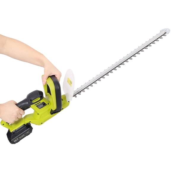 21V Cordless Hedge Trimmer with Battery and Charger, 21-Inch Steel Blade for Lawn and Garden Trimming