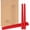 Red, variant on 4 Pack Red Taper Candles - Taper Candles 10 Inch Dripless, Smokeless & Unscented - 8 Hours Long Burning - Hand Poured Tall Candlesticks - Ideal for Weddings, Dinner Parties, and Home Decor