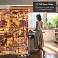 thumbnail image 5 of Oriental Furniture 6 ft. Tall Embers Canvas Room Divider - 3 Panel, 5 of 6