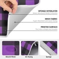 thumbnail image 5 of Purple and Black Checked Drying Dish Mat Quick Drying Absorbent Soft Durable for Kitchen 18" x 24", 5 of 10