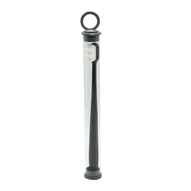 Vogacara Cepillo de flexible con agarre de caja Suministros para el cuidado Mango ergonómico Herramienta de limpieza oral para el hogar de cuidado de los oídos Negro/Forma de onda/Caja Vogacara CE012357-01B