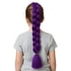 thumbnail image 5 of Peluca morada con extensiones de cabello sintético para trenzas, ideal para cosplay y presentaciones en vivo. Pieza de 24 pulgadas., 5 of 6