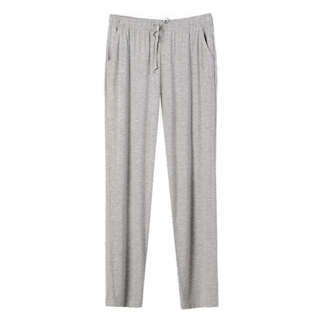 Men's Cotton Pajama Lounge Sleep Pants Pajama Pants Pockets Modal