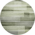 thumbnail image 2 of Addison Rugs Mayfield Premium Machine Washable Transitional Stripes Green Round Rug, 8' X 8' Machine Washable Transitional Stripes Green Oversized Sherpa Throw Blanket, 2 of 6