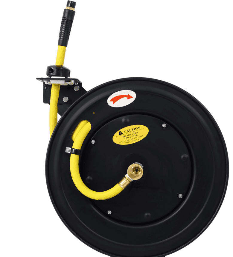 Heavy Duty 1/2"x50' Auto Rewind Air Hose Reel Steel Industrial
