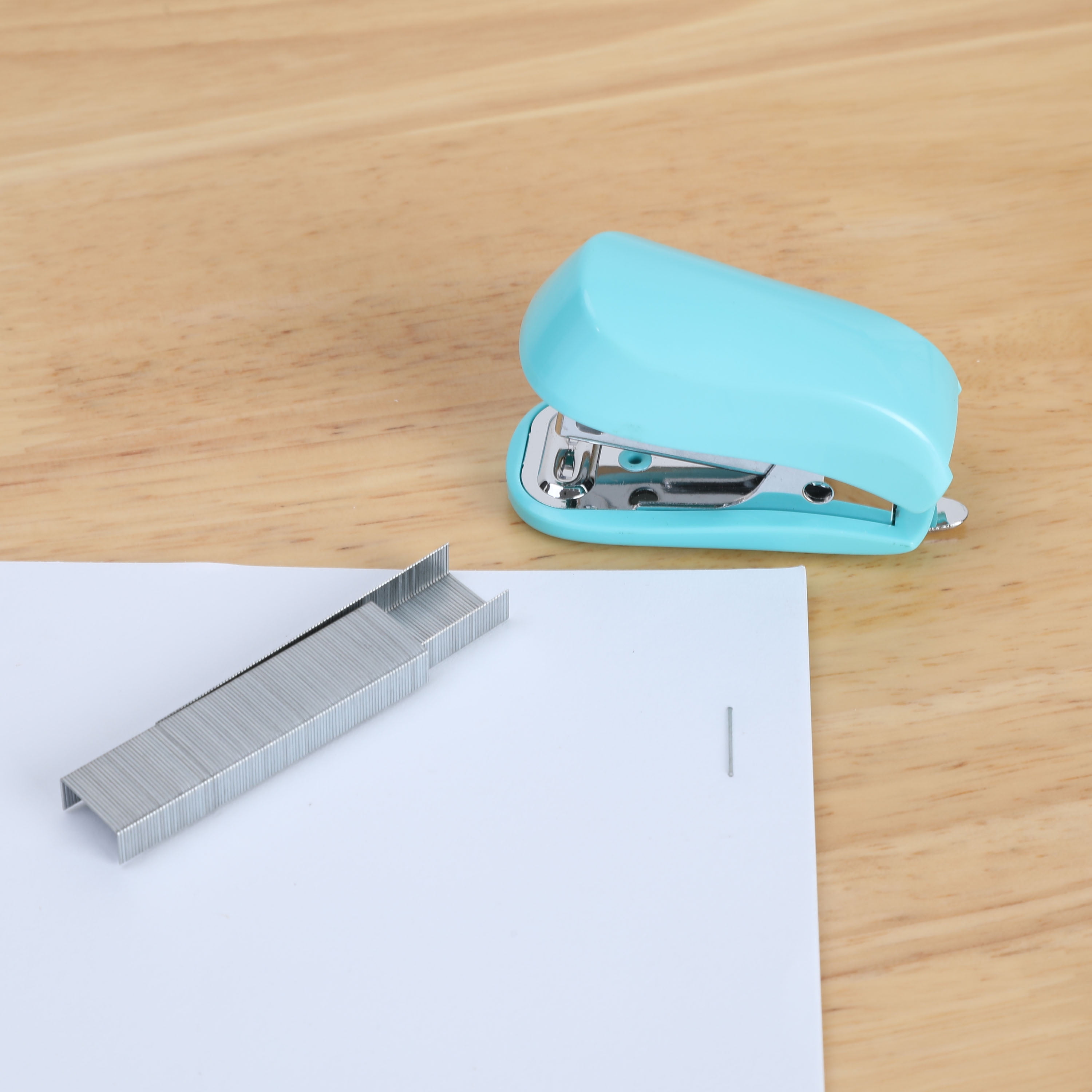 Pen + Gear Mini Stapler, Light Green Color, 1 Count