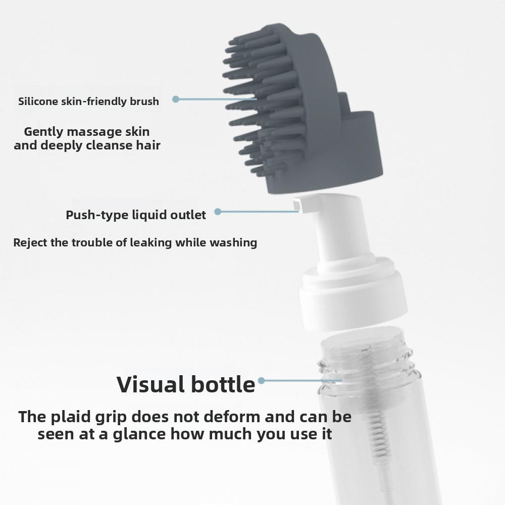 Pet Multi-Functional Foam Shower Brush Integrated Silicone Cat Dog Cleaning Magic Massage Brush