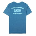 thumbnail image 3 of Rogue Ales Classic Tri Blend Steel Blue Front and Back Print T-Shirt-Small, 3 of 3