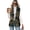 Black Cat Floral Print, variant on Chririnla Piano Keys Treble Clef, Button Down Slim Fit Women's Sleeveless Waistcoat Vest Lightweight Women's Sleeveless Suit Vest for Work Spring 2026