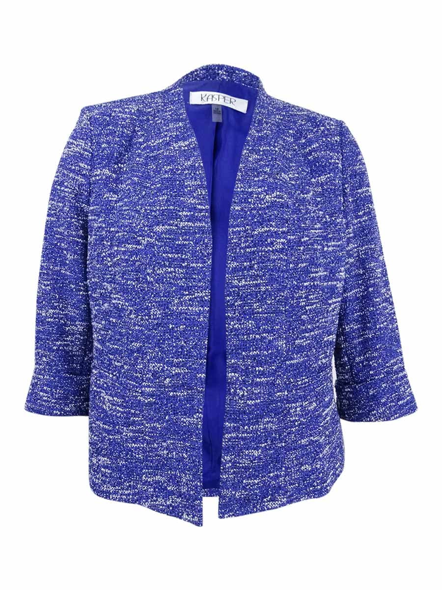 ladies plus size tweed jacket