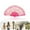 Pink, variant on Portable Lace Folding Fan,QZS Embroidered Flower Bridal Hand Fan for Costume,Chinese Vintage Fan for Wedding,Dancing,Tea Party,White,1Pack