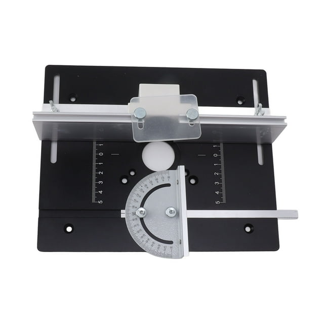 Woodworking Benches Router Plate, Universal Efficient Strong Router Table Insert Plate Height Adjustable for Wood