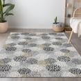 thumbnail image 5 of Addison Rugs Machine Washable Indoor/ Outdoor Chantille Modern Bubbles Rug Gray - 8' x 10', 5 of 5
