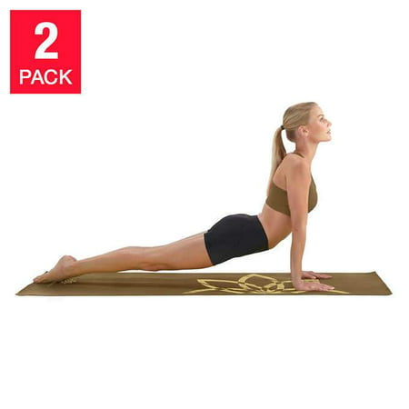Life Energy EkoSmart Yoga Mat, 2-pack
