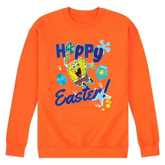 SpongeBob Squarepants - Hoppy Easter - Men's Crew Neck Fleece Pullover